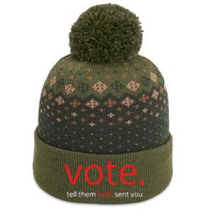 Vote Tell Them Ruth Sent You Funny American Women Saying The Baniff Cuffed Pom Beanie