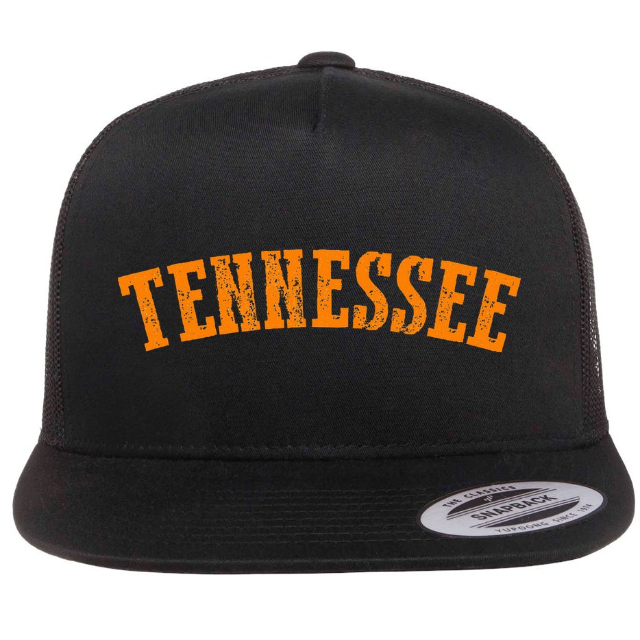 Vintage Tennessee Tn Throwback Design Classic Flat Bill Trucker Hat