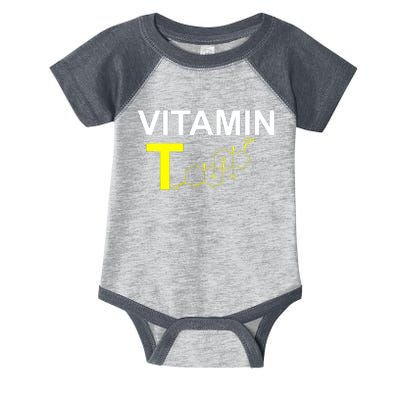 Vitamin T Testosterone Bodybuilding Weightlifting Infant Baby Jersey Bodysuit