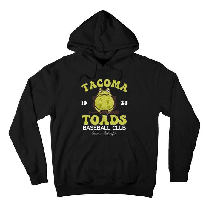 Vintage Tacoma Toads Retro Minor League Baseball Team Hoodie