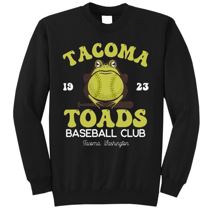 Vintage Tacoma Toads Retro Minor League Baseball Team Sweatshirt