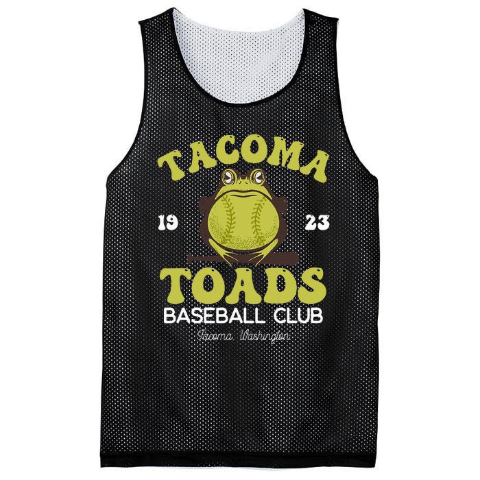 Vintage Tacoma Toads Retro Minor League Baseball Team Mesh Reversible Basketball Jersey Tank