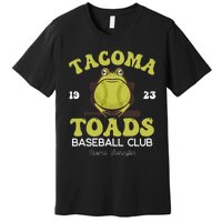 Vintage Tacoma Toads Retro Minor League Baseball Team Premium T-Shirt