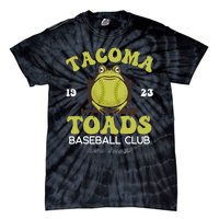 Vintage Tacoma Toads Retro Minor League Baseball Team Tie-Dye T-Shirt