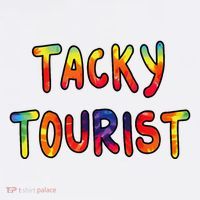 Vacation Tacky Tourist Costume Tie Dye Tacky Traveler Day Poster