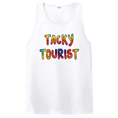 Vacation Tacky Tourist Costume Tie Dye Tacky Traveler Day PosiCharge Competitor Tank