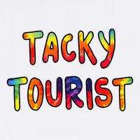 Vacation Tacky Tourist Costume Tie Dye Tacky Traveler Day Visor