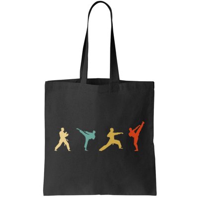 Vintage Taekwondo Tae Kwon Do Fighter Tote Bag