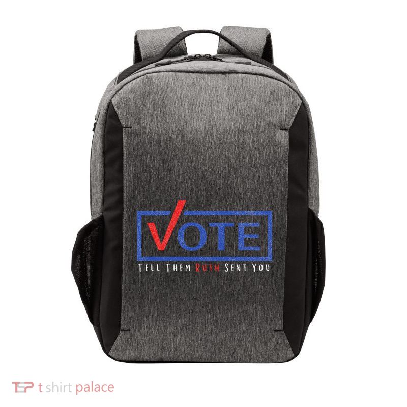 Vote Tell Them Ruth Sent You Feminist Statement Vector Backpack