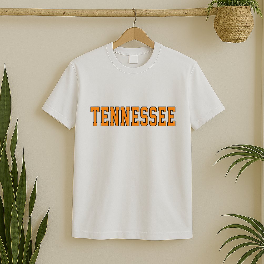 Vintage Tennessee Tennessee Women Retro Orange T-Shirt