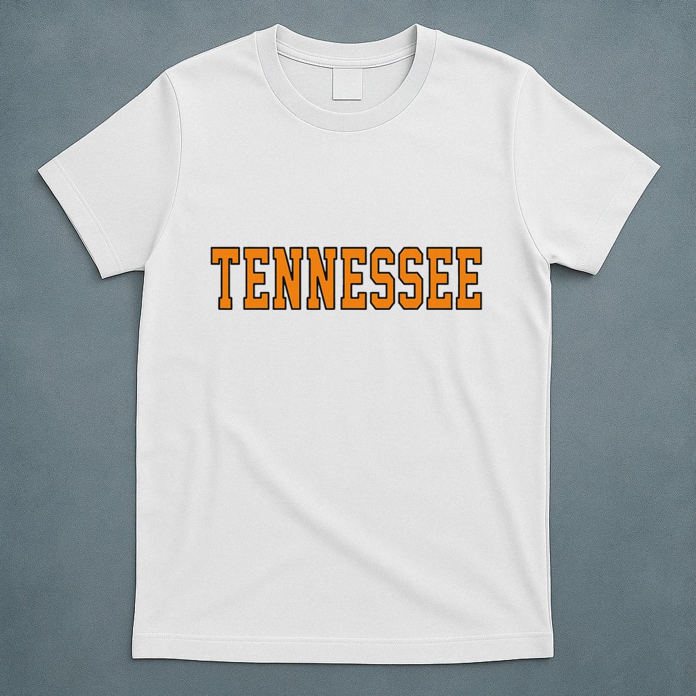 Vintage Tennessee Tennessee Women Retro Orange T-Shirt
