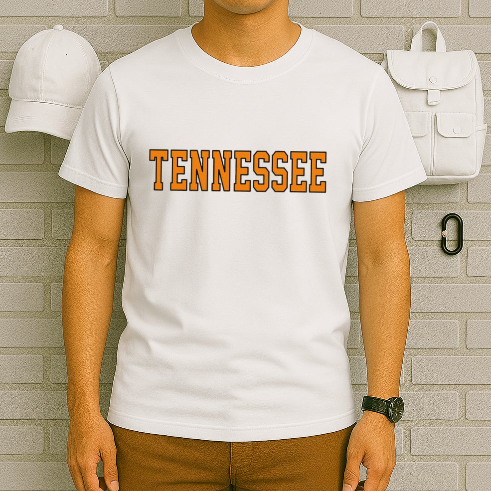 Vintage Tennessee Tennessee Women Retro Orange T-Shirt