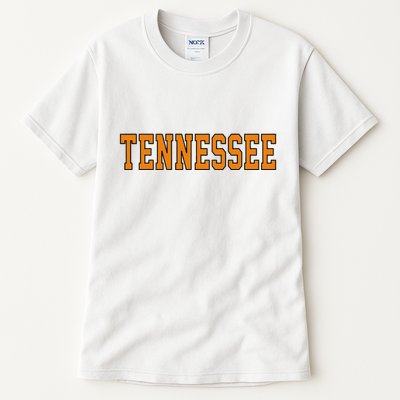 Vintage Tennessee Tennessee Women Retro Orange Tall T-Shirt