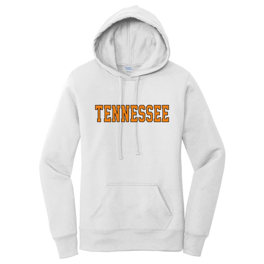 Vintage Tennessee Tennessee Women Retro Orange Women's Pullover Hoodie