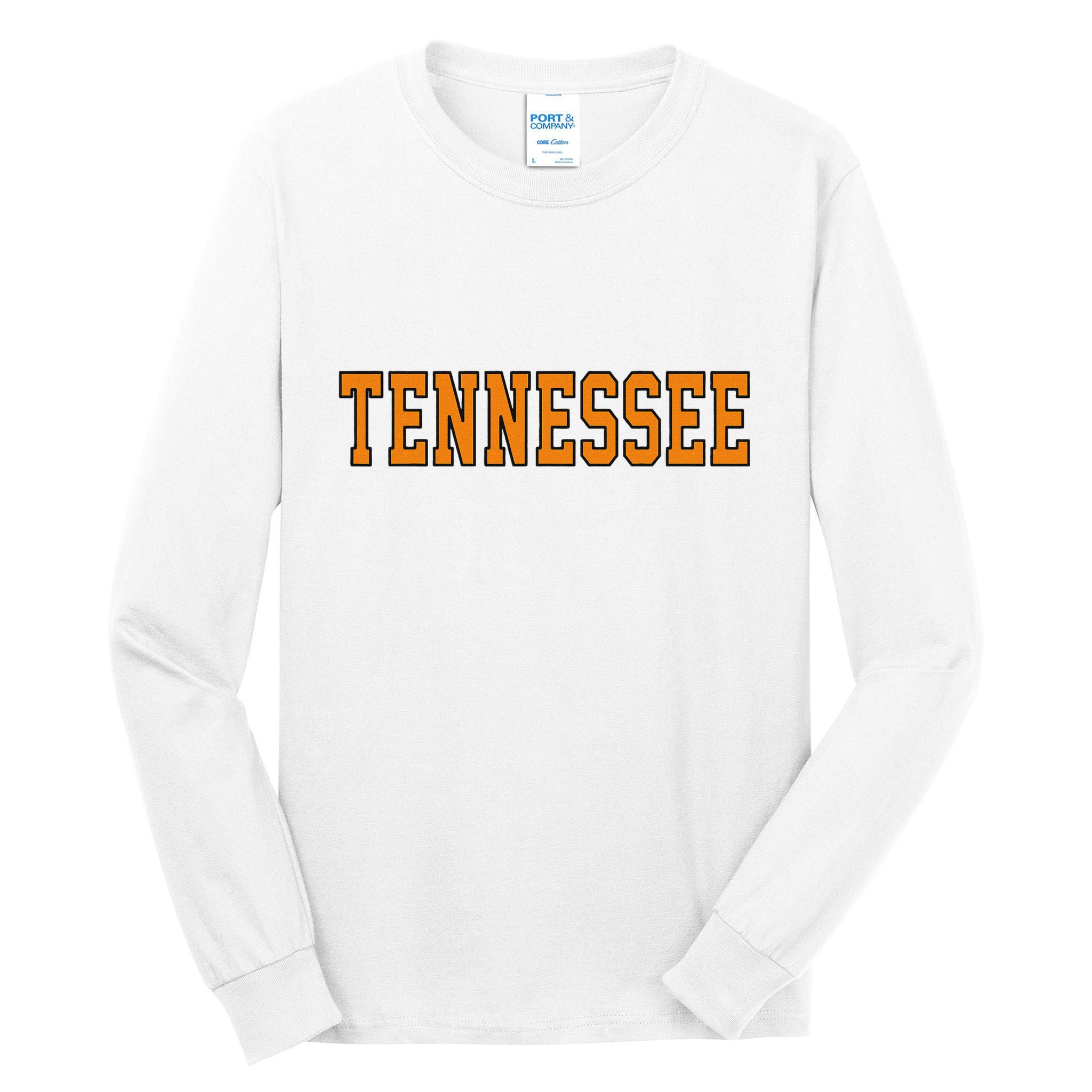 Vintage Tennessee Tennessee Women Retro Orange Tall Long Sleeve T-Shirt