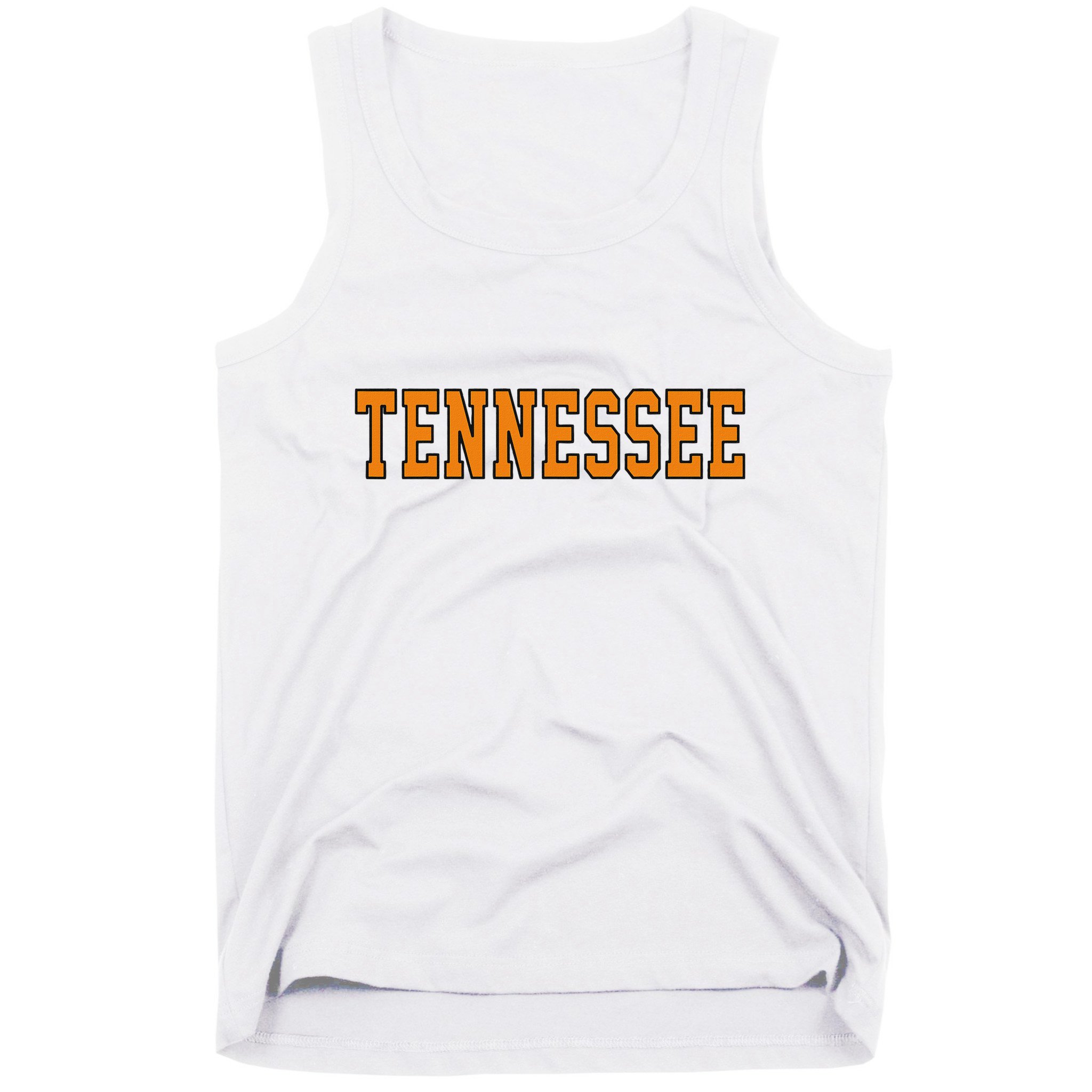 Vintage Tennessee Tennessee Women Retro Orange Tank Top