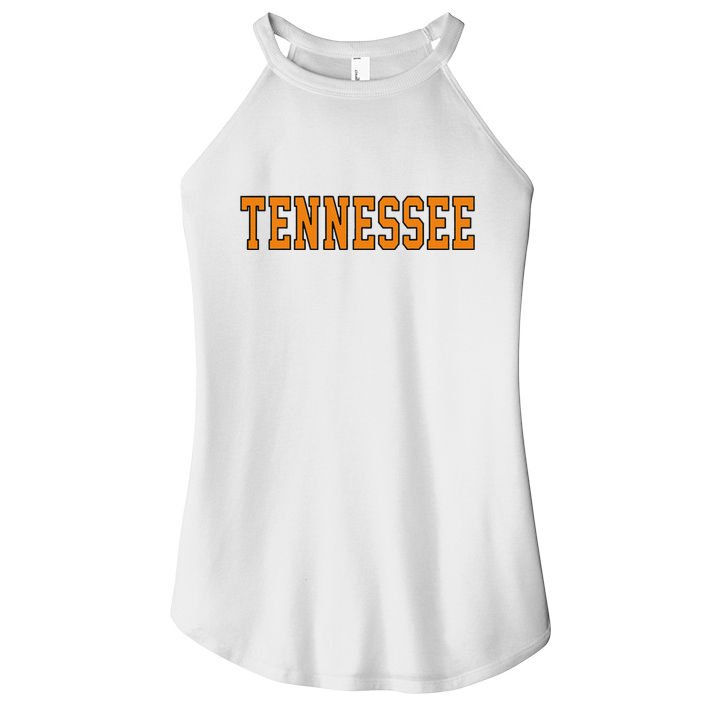 Vintage Tennessee Tennessee Women Retro Orange Women's Perfect Tri Rocker Tank