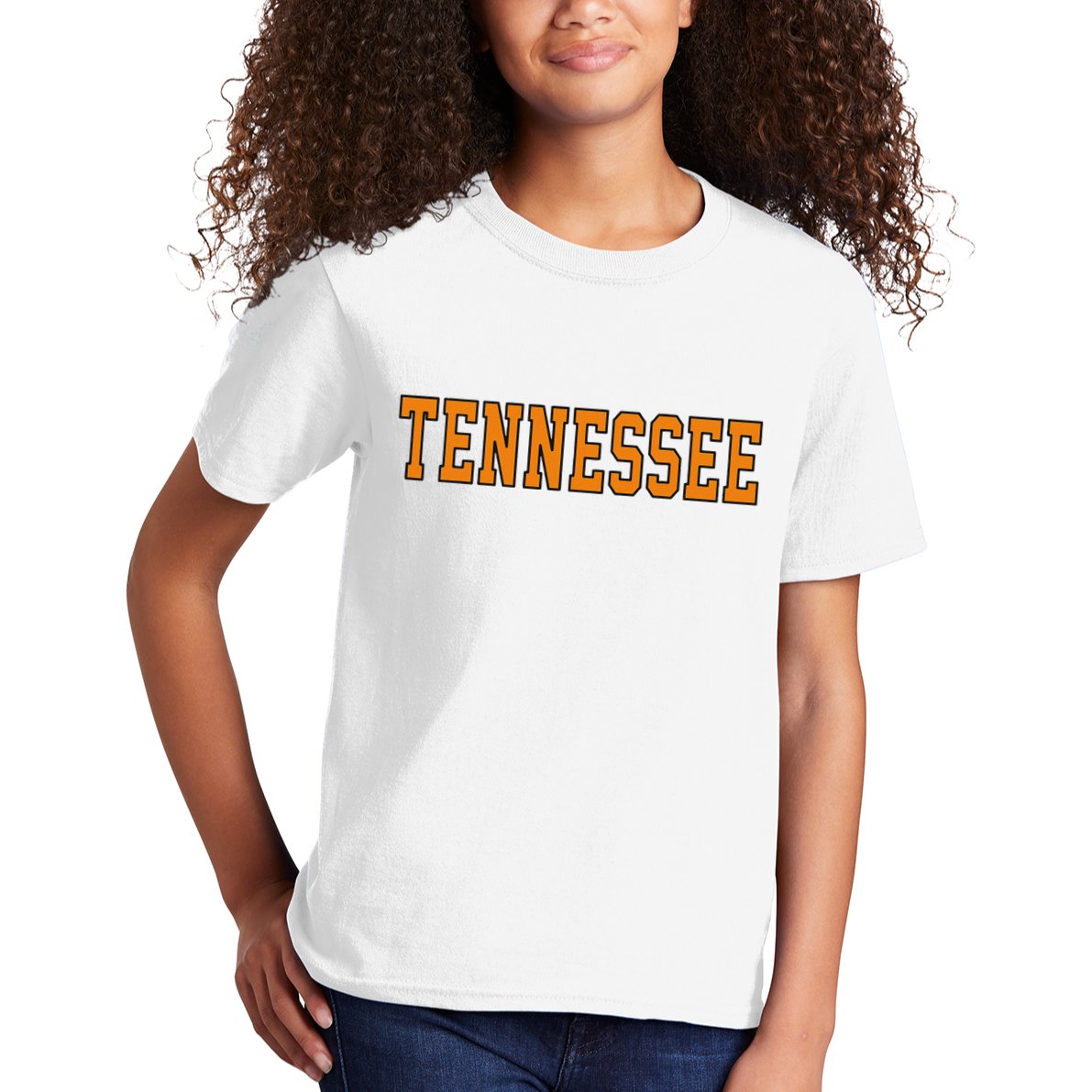 Vintage Tennessee Tennessee Women Retro Orange Kids T-Shirt