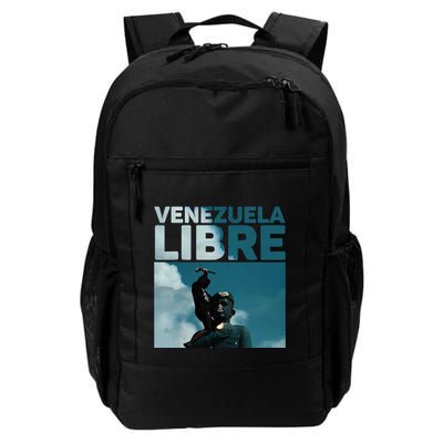 Venezuela To The End Fall Of The Statue Of Chavez Daily Commute Backpack