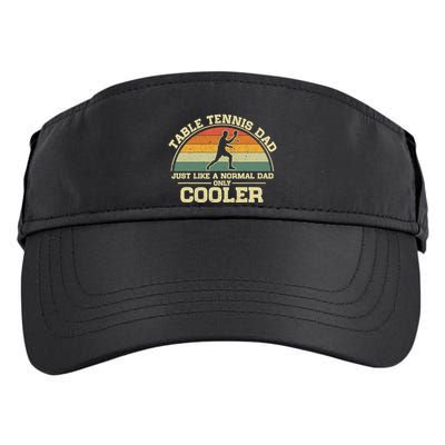 Vintage Table Tennis Dad Just Like A Normal Dad Only Cooler Adult Drive Performance Visor