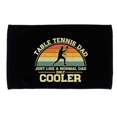 Vintage Table Tennis Dad Just Like A Normal Dad Only Cooler Microfiber Hand Towel