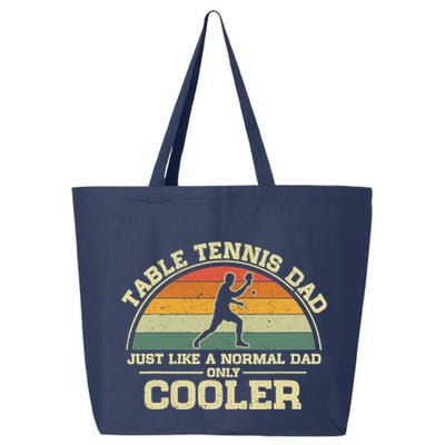 Vintage Table Tennis Dad Just Like A Normal Dad Only Cooler 25L Jumbo Tote