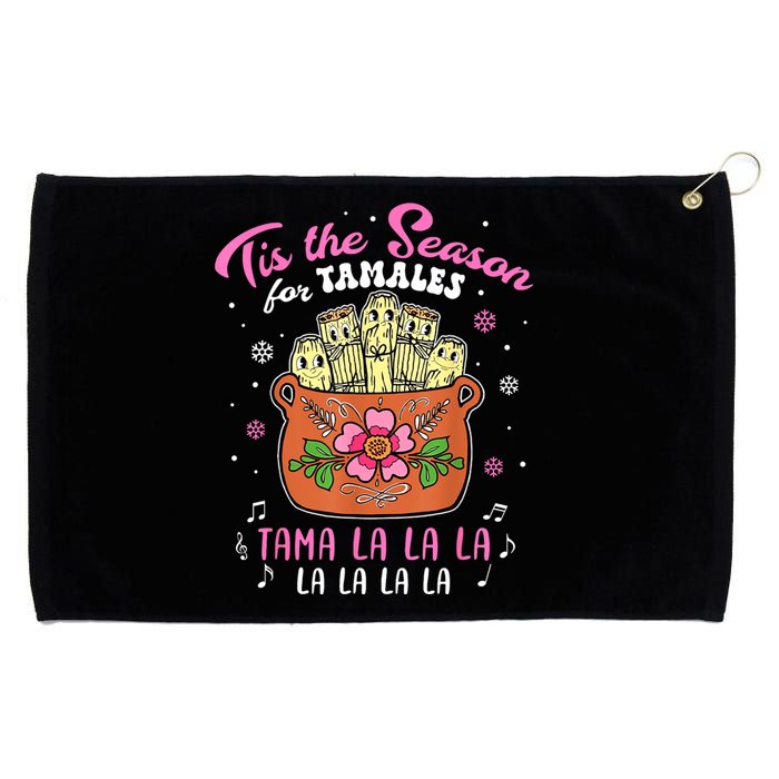 Vintage Tis The Season For Tamales Christmas Mexican Food Grommeted Golf Towel