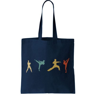 Vintage Taekwondo Tae Kwon Do Fighter Tote Bag