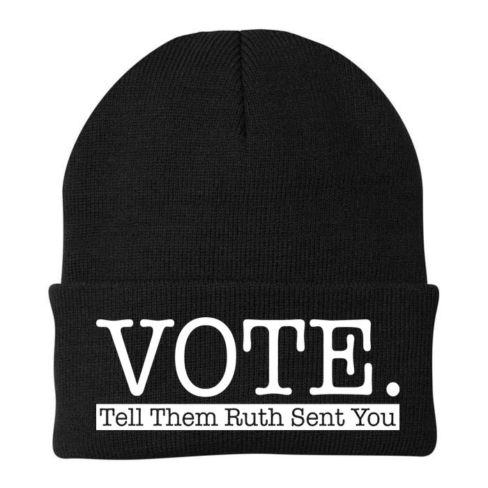Vote Tell Them Ruth Sent You Election Squad Rbg Ruth Bader Ginsburg Beanie