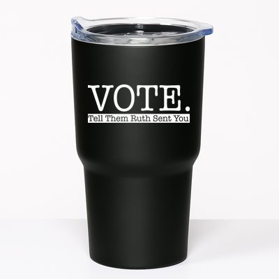 Vote Tell Them Ruth Sent You Election Squad Rbg Ruth Bader Ginsburg Tumbler