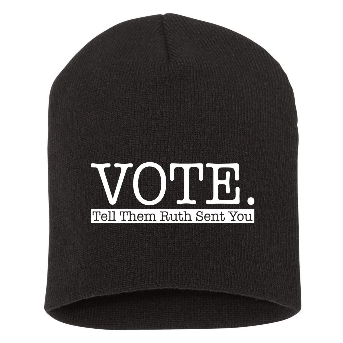 Vote Tell Them Ruth Sent You Election Squad Rbg Ruth Bader Ginsburg Short Acrylic Beanie