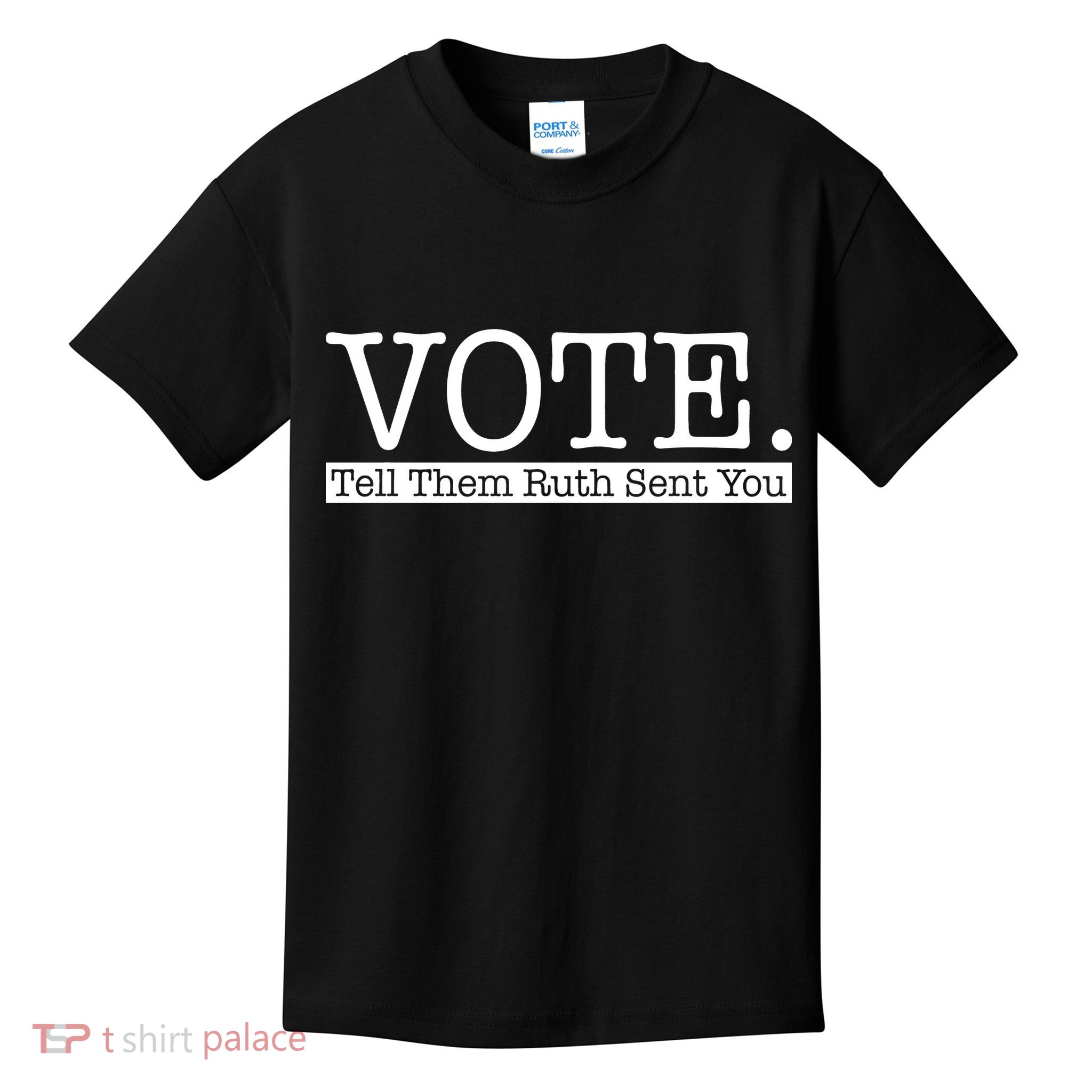 Vote Tell Them Ruth Sent You Election Squad Rbg Ruth Bader Ginsburg Kids T-Shirt