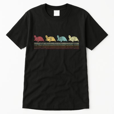 Vintage Tortoises Turtle Lover Funny Tortoise Retro Tall T-Shirt