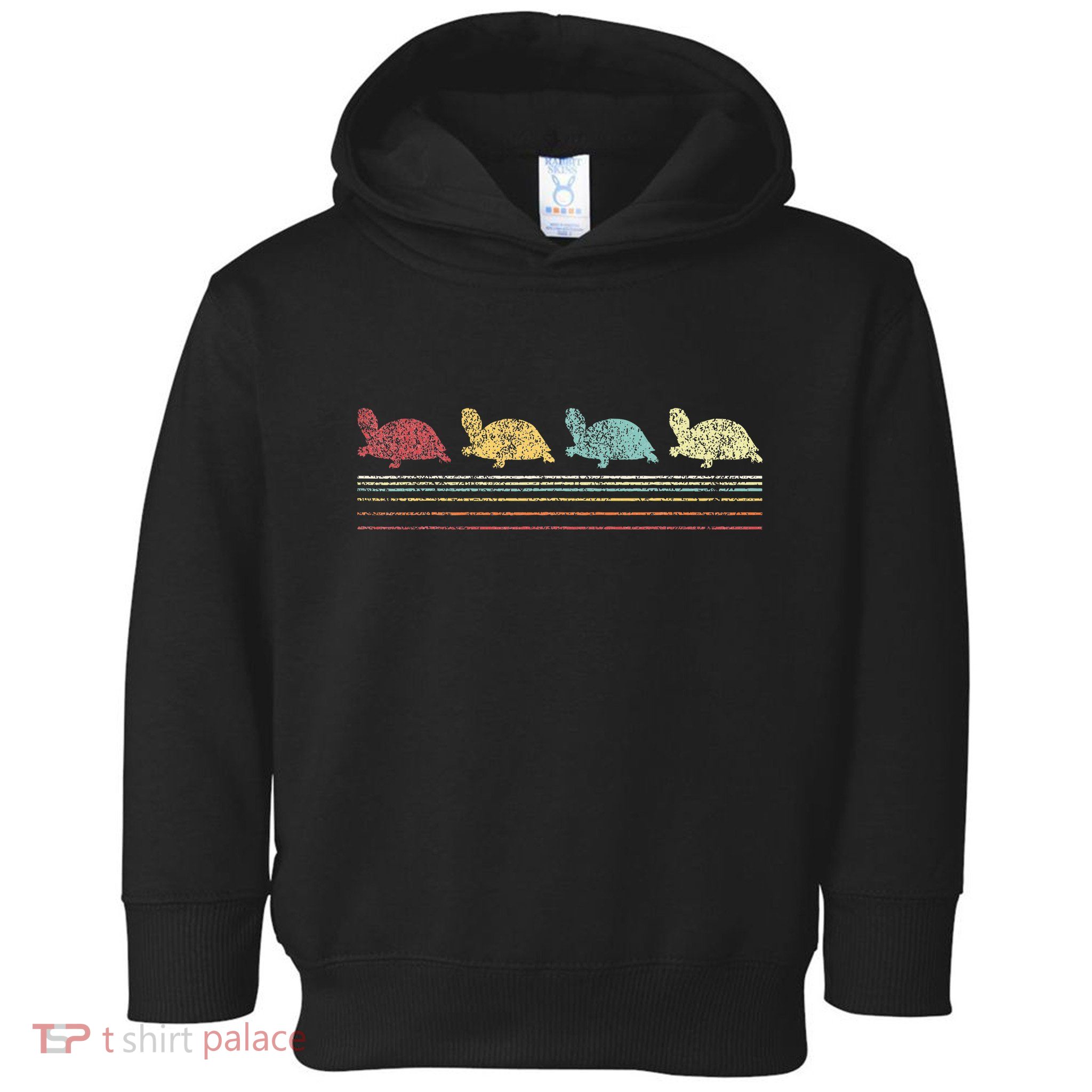 Vintage Tortoises Turtle Lover Funny Tortoise Retro Toddler Hoodie