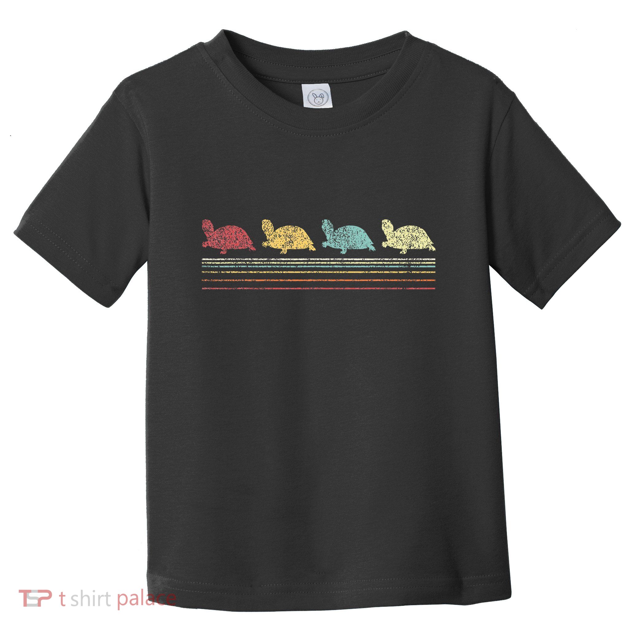 Vintage Tortoises Turtle Lover Funny Tortoise Retro Toddler T-Shirt