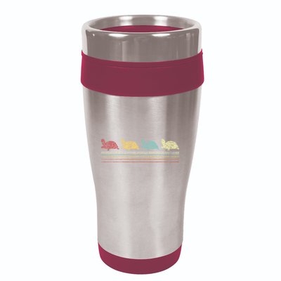 Vintage Tortoises Turtle Lover Funny Tortoise Retro 16oz Travel Tumbler
