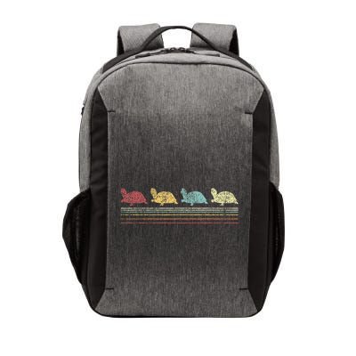 Vintage Tortoises Turtle Lover Funny Tortoise Retro Vector Backpack