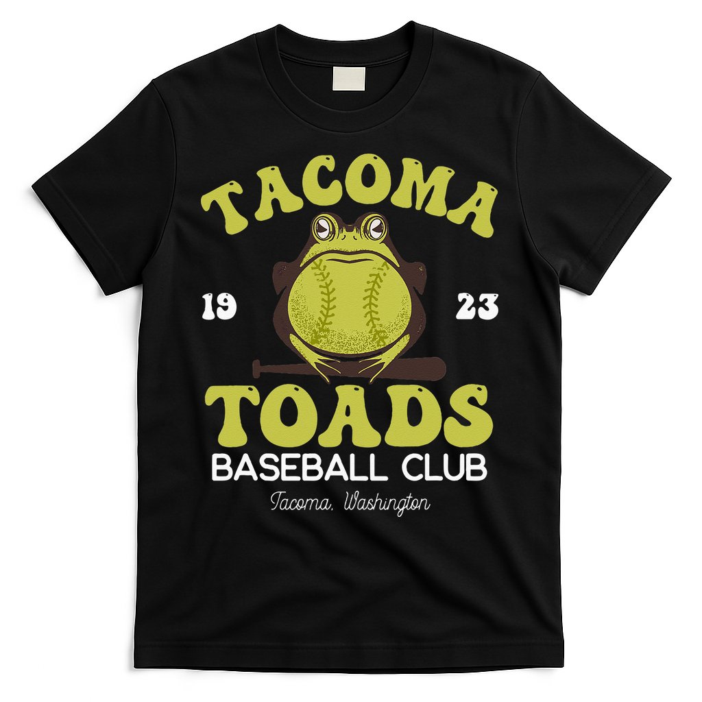 Vintage Tacoma Toads Retro Minor League Baseball Team T-Shirt