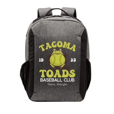 Vintage Tacoma Toads Retro Minor League Baseball Team Vector Backpack