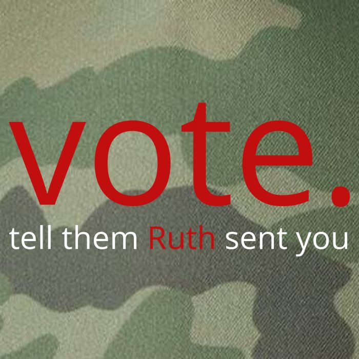 Vote Tell Them Ruth Sent You Funny Legacy Tie Dye Trucker Hat