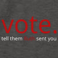 Vote Tell Them Ruth Sent You Funny Vector Backpack