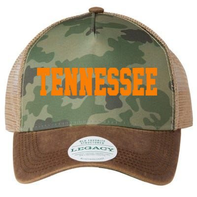 Vintage Tennessee Tennessee Retro Orange Legacy Tie Dye Trucker Hat