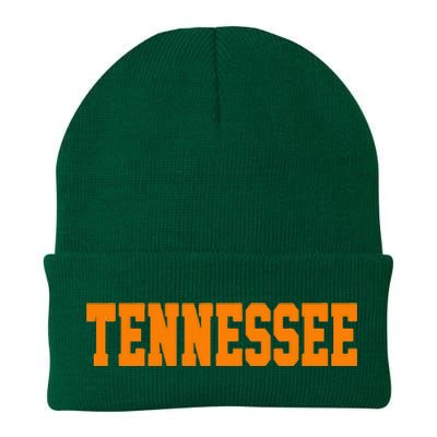 Vintage Tennessee Tennessee Retro Orange Knit Cap Winter Beanie