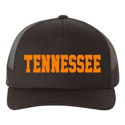 Vintage Tennessee Tennessee Retro Orange Yupoong Adult 5-Panel Trucker Hat