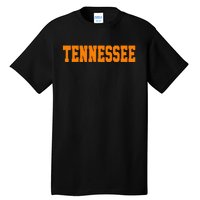 Vintage Tennessee Tennessee Retro Orange Tall T-Shirt