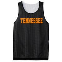 Vintage Tennessee Tennessee Retro Orange Mesh Reversible Basketball Jersey Tank