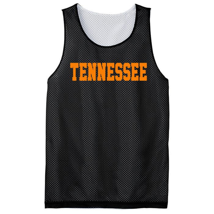 Vintage Tennessee Tennessee Retro Orange Mesh Reversible Basketball Jersey Tank