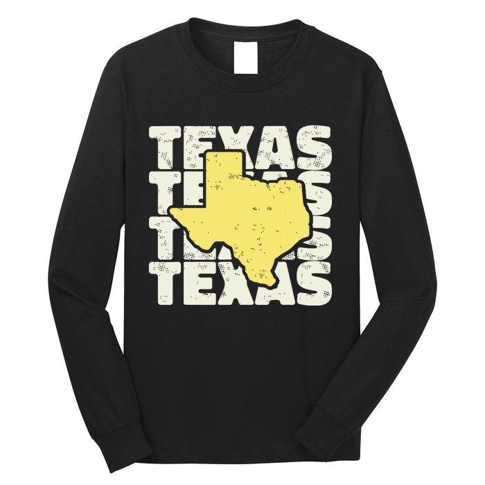 Vintage Texas Usa State Long Sleeve Shirt