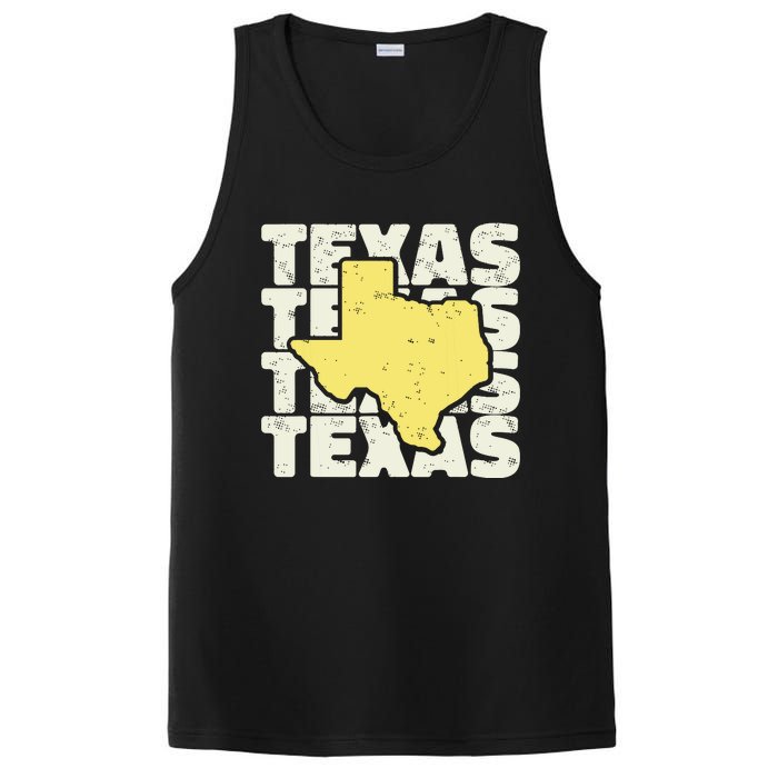 Vintage Texas Usa State PosiCharge Competitor Tank