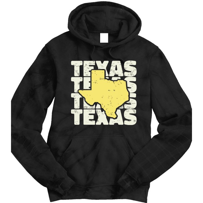 Vintage Texas Usa State Tie Dye Hoodie